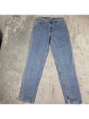 Vintage Levis Jeans Womens 12 Blue 912 Slim Fit Tapered Leg Orange Tab Denim 90s